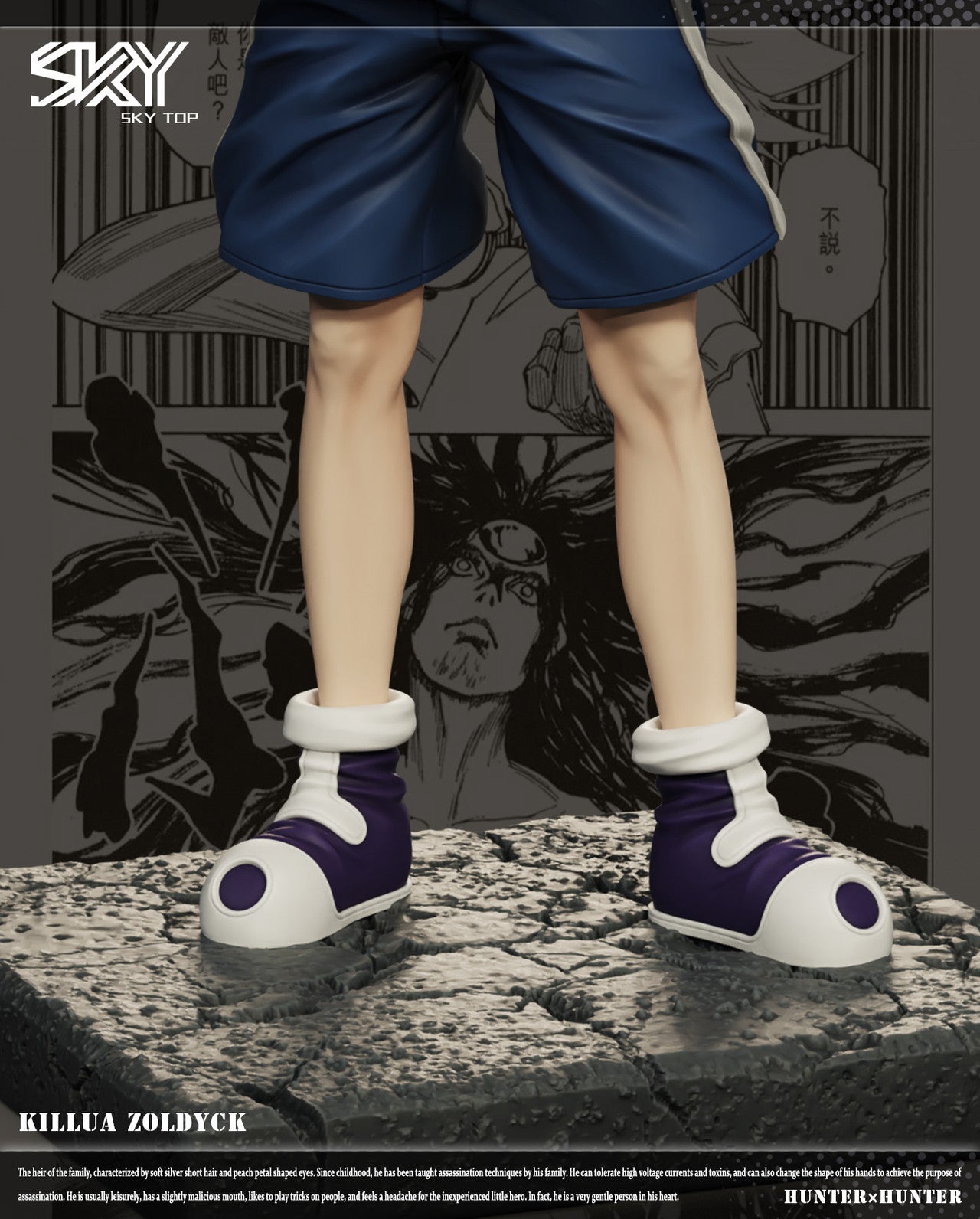 [PRE ORDER] Hunter X Hunter - Sky Top Studio - Killua (Price does not include shipping - Please Read Description)