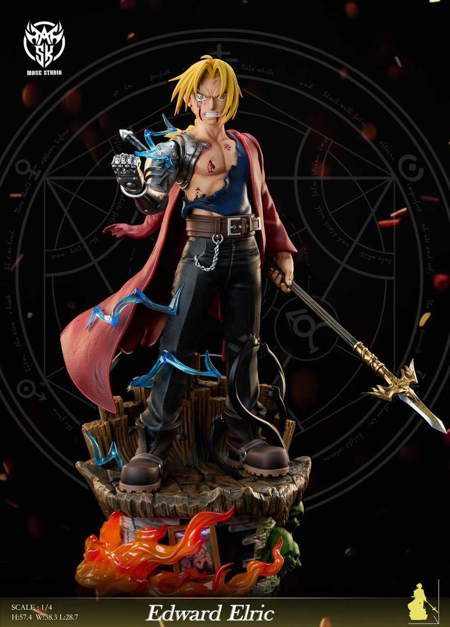 [PRE ORDER] FullMetal Alchemist FMA - Mask Studio - Edward Elric (Price does not include shipping - Please Read Description)