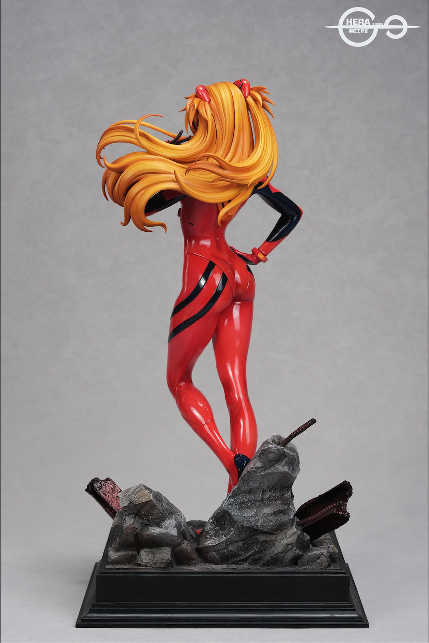 [PRE ORDER] Neon Genesis Evangelion - HeRa Studio - Asuka Eva & Rei Ayanami 1/4th Scale (Price does not include shipping - Please Read Description)