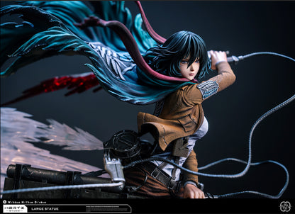 [PRE ORDER] Attack On Titan - Hertz Studio - Mikasa Ackerman VS Female Titan (Price does not include shipping - Please Read Description)