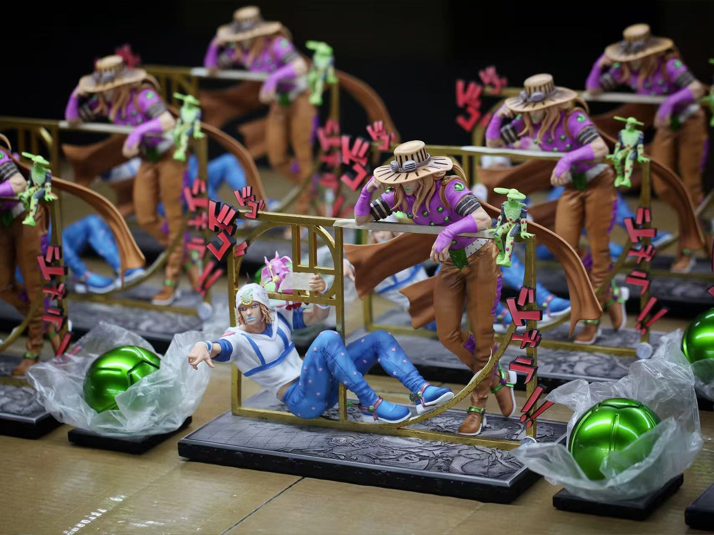 [OVERSEAS STOCK] JoJo's Bizarre Adventure - Chikara Studio - Gyro Zeppeli & Johnny Joestar (Price does not include shipping - Please Read Description)