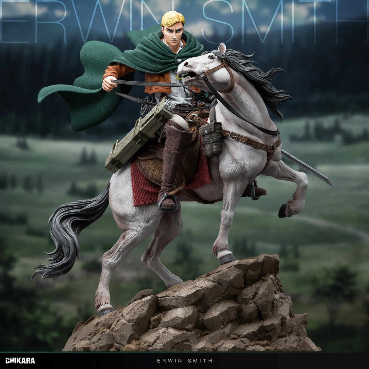 [PRE ORDER] Attack On Titan - Chikara Studio - Erwin Smith (Price does not include shipping - Please Read Description)