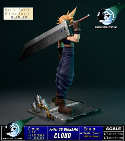 [PRE ORDER] Final Fantasy - Kintsukuroi Creations Studio - Final Fantasy 7 Tifa/ Aerith/Cloud OG (Price does not include shipping - Please Read Description)