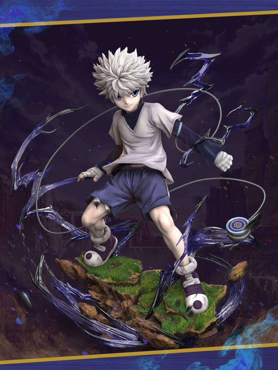 [PRE ORDER] Hunter X Hunter - Hunter Fan Studio - Killua Zoldyck (Price does not include shipping - Please Read Description)