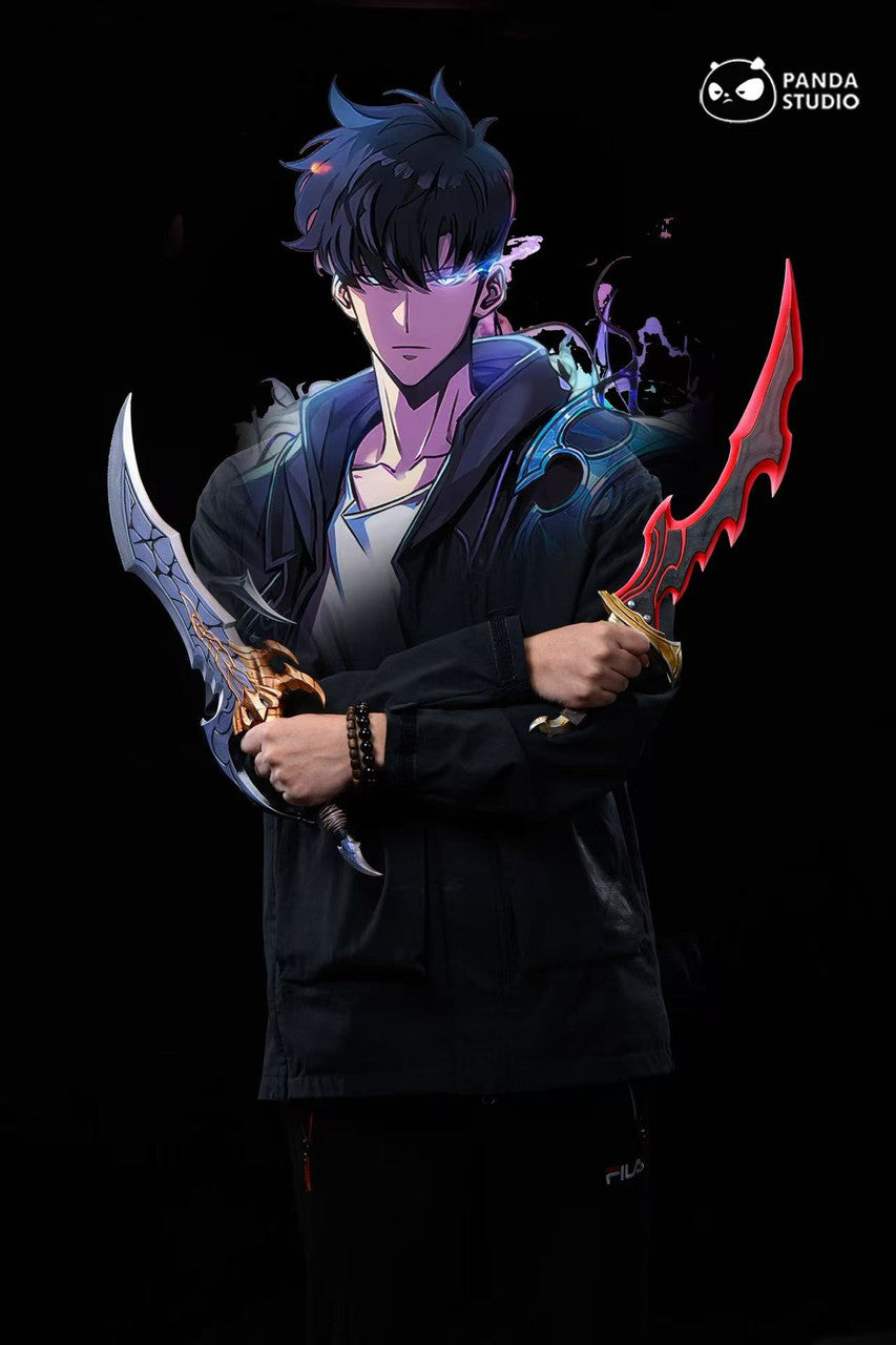 [PRE ORDER] Solo Leveling - Panda Studio - Sung Jin Woo's "Kasaka's Venom Fang" and "Knight Killer"  (Price does not include shipping - Please Read Description)