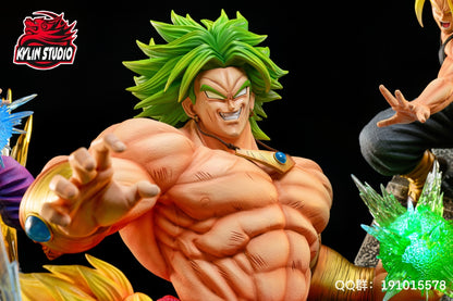[PRE ORDER] Dragon Ball - Kylin Studio - Broly Vs Gohan, Goku, Vegeta & Trunks (Price does not include shipping - Please Read Description)