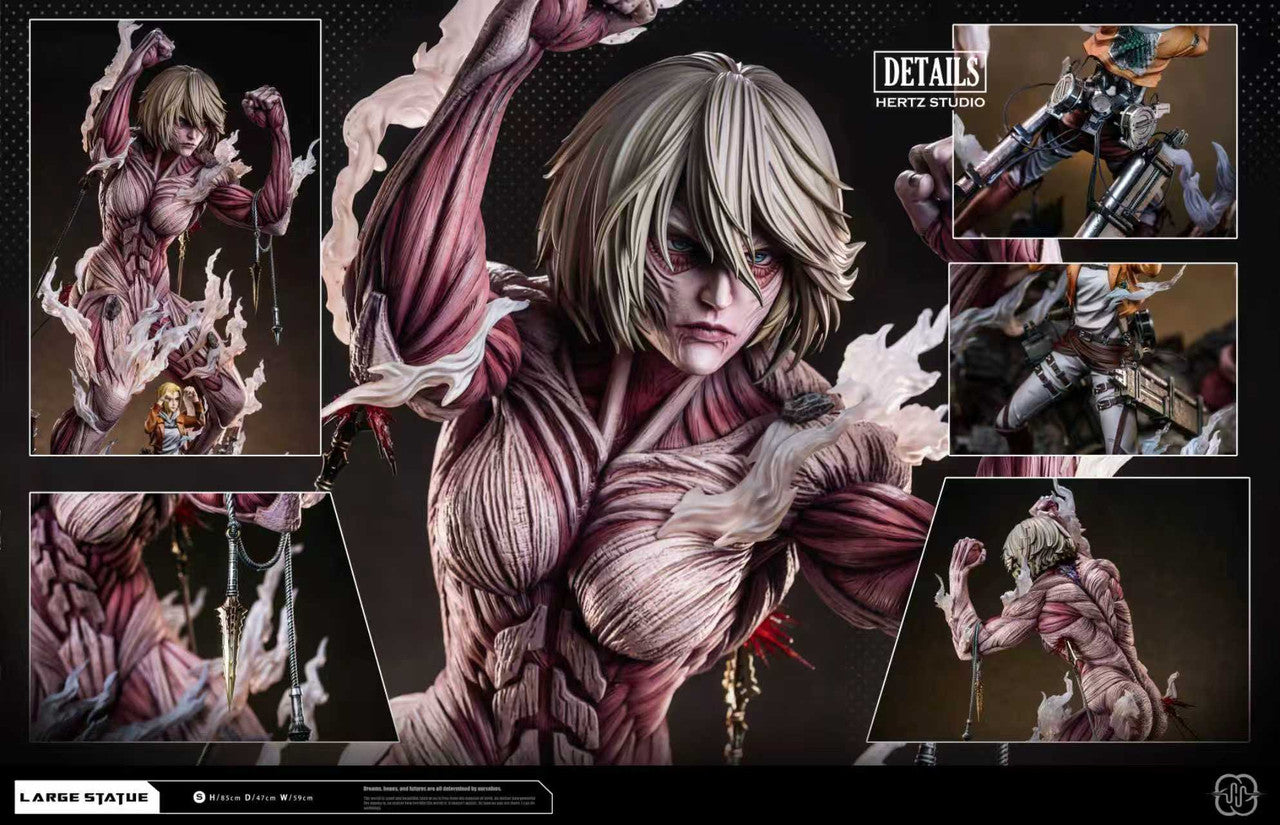 [PRE ORDER] Attack On Titan - Hertz Studio - Annie Leonhart & Female Titan (Price does not include shipping - Please Read Description)