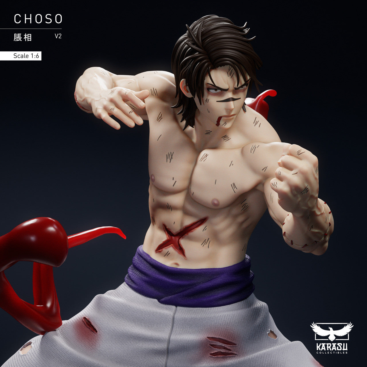 [PRE ORDER] Jujutsu Kaisen - Karasu Collectibles Studio - Choso Kamo (Price does not include shipping - Please Read Description)