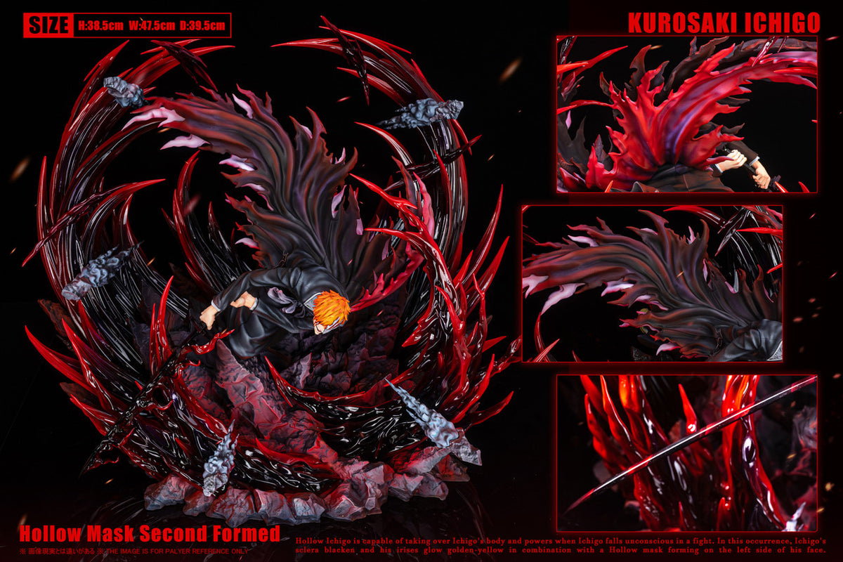 [PRE ORDER] Bleach - Hxheng × Cheng Studio - Kurosaki Ichigo Hollow Mask Second Formed (Price does not include shipping - Please Read Description)