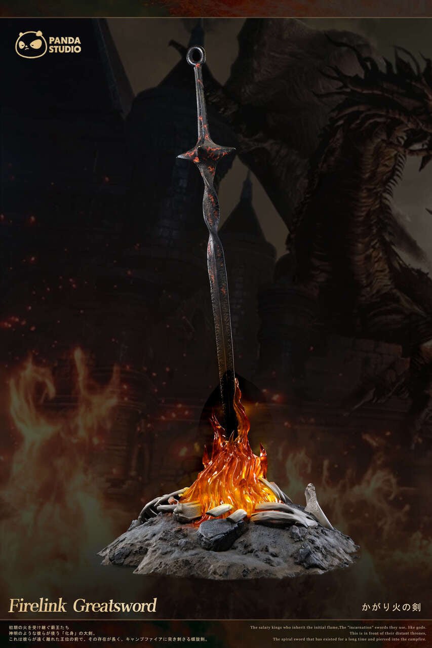 [IN STOCK] Dark Souls - Panda Studio - FireLink Greatsword 1/1 Scale (Price does not include shipping - Please Read Decription)