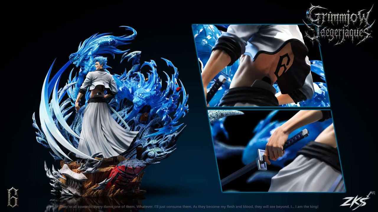 [PRE ORDER] Bleach - Zenkai Studio - Grimmjow Jaegerjaquez (Price does not include shipping - Please Read Description)