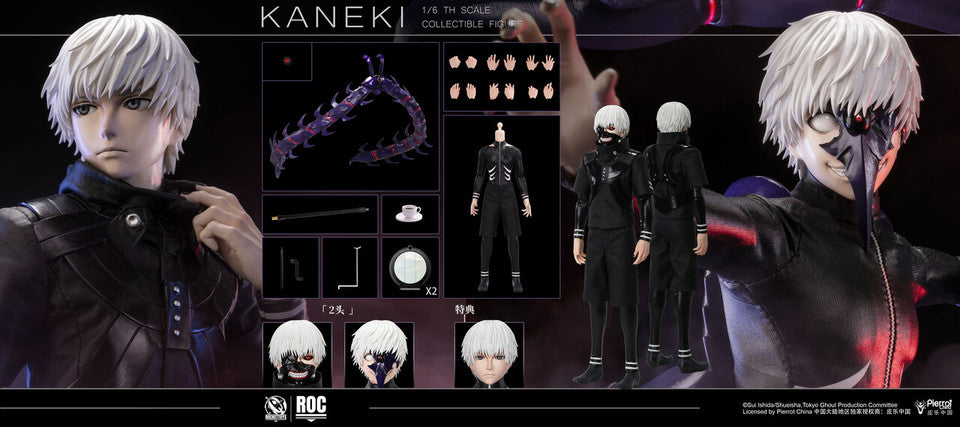 [PRE ORDER] Tokyo Ghoul - Rocket Toys Studio - Kaneki Ken Combat Suit PVC Action Figure Licensed (Price does not include shipping - Please Read Description)
