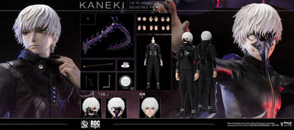 [PRE ORDER] Tokyo Ghoul - Rocket Toys Studio - Kaneki Ken Combat Suit PVC Action Figure Licensed (Price does not include shipping - Please Read Description)