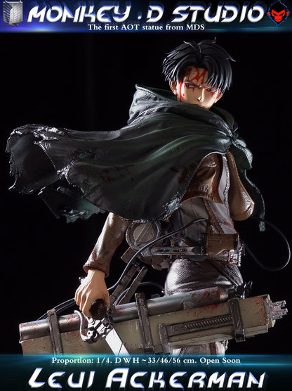 [PRE ORDER] Attack On Titan - Monkey D Studio - Levi Ackerman (Price does not include shipping - Please Read Description)