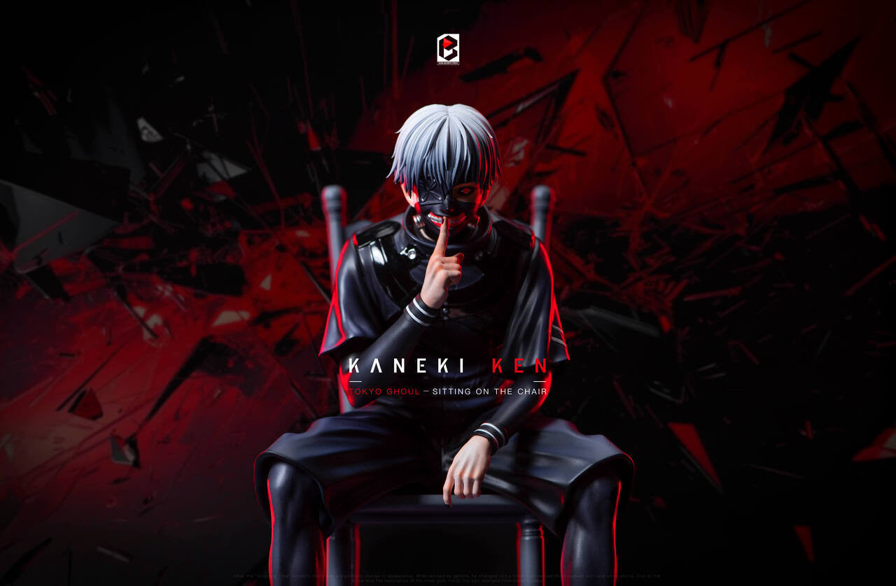 [PRE ORDER] Tokyo Ghoul - BW Studio - Kaneki Ken Sitting On Chair (Price does not include shipping - Please Read Description)