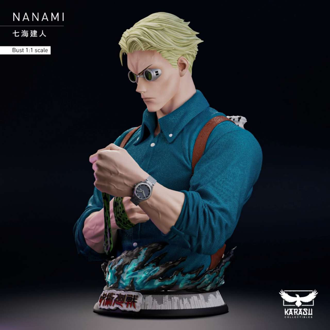 [PRE ORDER] Jujutsu Kaisen - Vlad Karasu Collectibles Studio - Nanami Kento Bust 1/1 and 1/2 (Price does not include shipping - Please Read Description)