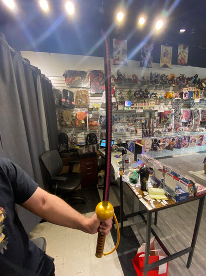 One Piece - Gol D Roger Metal Sword (Price Does Not Include Shipping - Please Read Description)