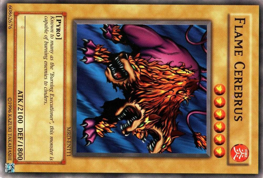 YuGiOh - Flame Cerebrus Credit Card Sticker