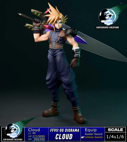 [PRE ORDER] Final Fantasy - Kintsukuroi Creations Studio - Final Fantasy 7 Full Diorama (Price does not include shipping - Please Read Description)
