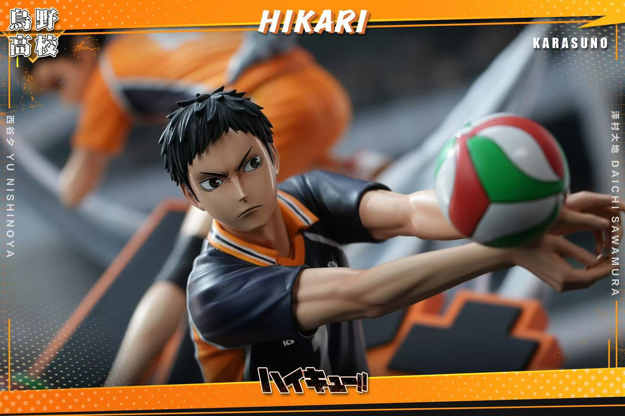 [PRE ORDER] Haikyuu - Hikari Studio - Yu Nishinoya & Daichi Sawamura (Price does not include shipping - Please Read Description)