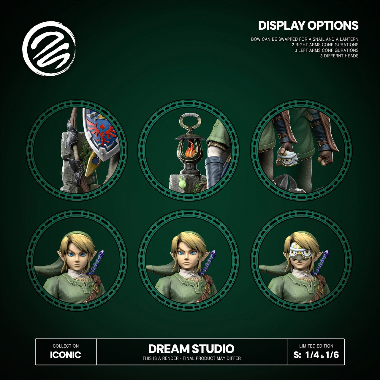 [PRE ORDER] The Legend of Zelda - Dream Studio - Link TP (Price does not include shipping - Please Read Description)