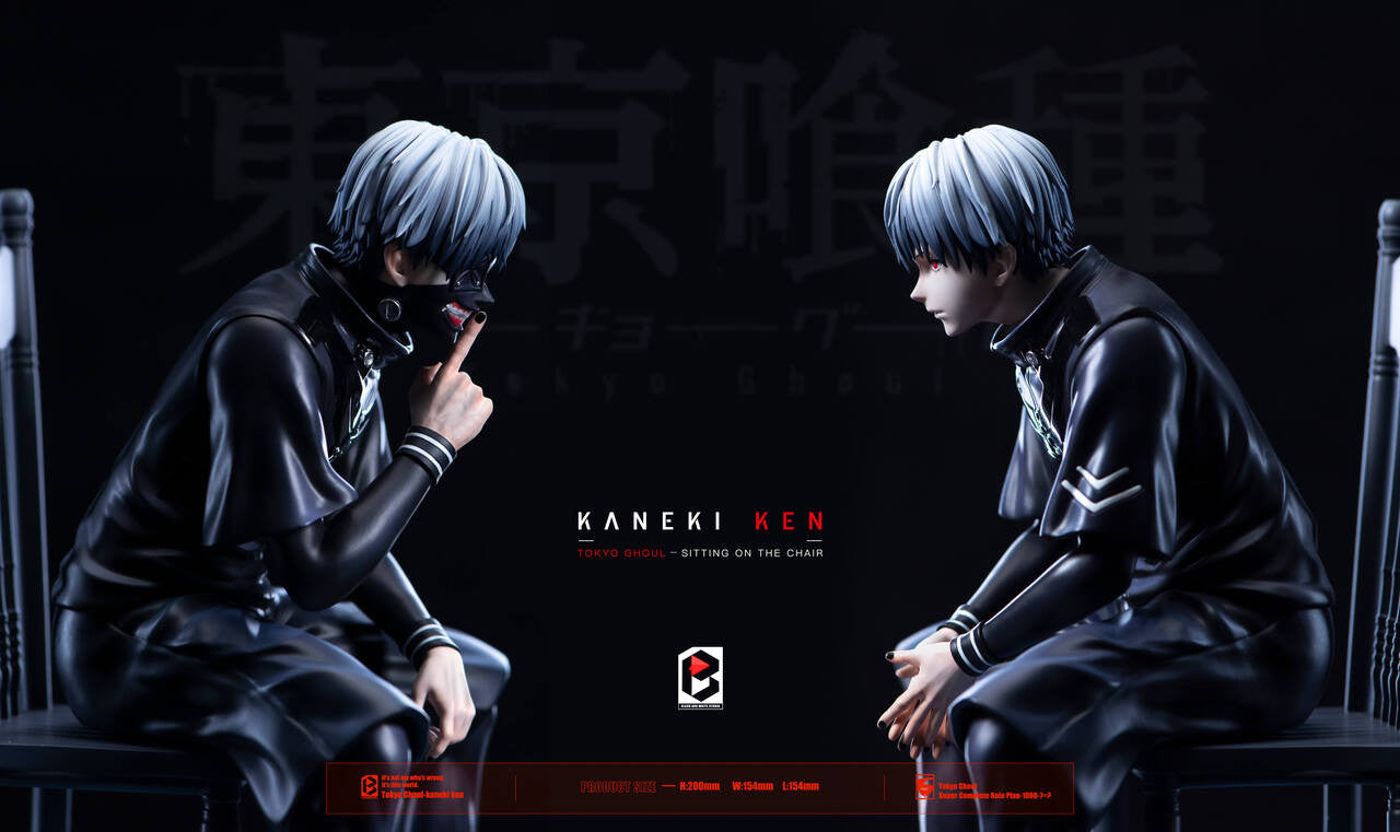 [PRE ORDER] Tokyo Ghoul - BW Studio - Kaneki Ken Sitting On Chair (Price does not include shipping - Please Read Description)