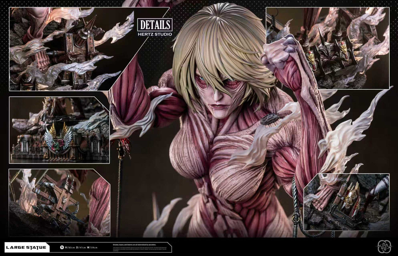 [PRE ORDER] Attack On Titan - Hertz Studio - Annie Leonhart & Female Titan (Price does not include shipping - Please Read Description)