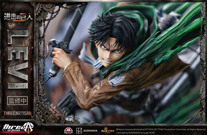 [PRE ORDER] Attack On Titan - Three Artisan Studio - Levi Ackerman (Price does not include shipping - Please Read Description)