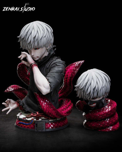 [PRE ORDER] Tokyo Ghoul - Zenkai Studio - Kaneki Ken 1/1 Bust (Price does not include shipping - Please Read Description)