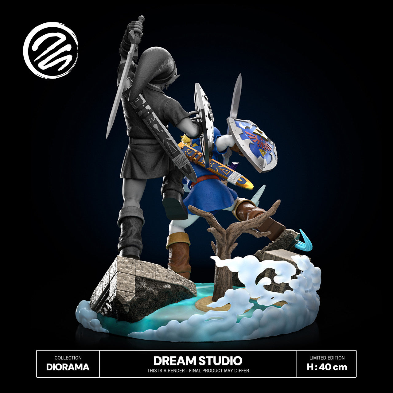 [PRE ORDER] The Legend of Zelda - Dream Studio - Link Vs Dark Link (Price does not include shipping - Please Read Description)