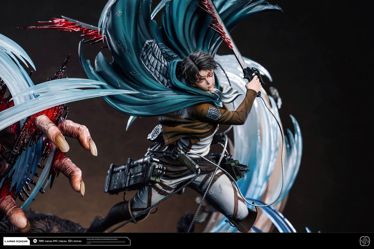 [PRE ORDER] Attack On Titan - Hertz Studio - Levi Vs Beast Titan (Price does not include shipping - Please Read Description)
