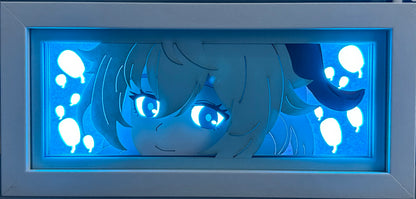 [MADE TO ORDER]Genshin Impact - Ganyu Light Box (Shipping Calculated At Checkout)
