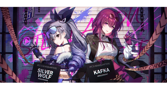 Honkai Star Rail HSR - Kafka and Silver Wolf Style 1 Mousepad