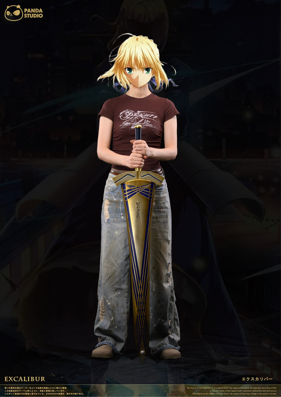 [PRE ORDER] Fate - Panda Studio - Excalibur & Enuma Elish 1/1 Resin Sword (Price does not include shipping - Please Read Description)