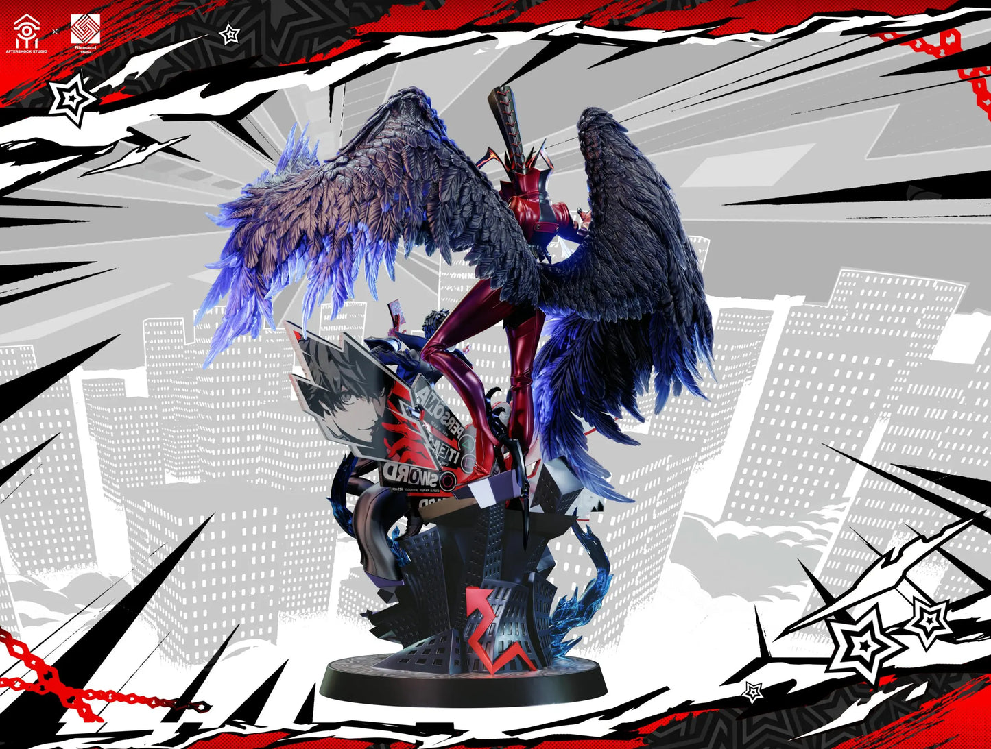 [PRE ORDER] Persona - Aftershock Studio & Fibonacci Studio - Persona 5 Royal Ren Amamiya Joker & Arsène (Price does not include shipping - Please Read Description)