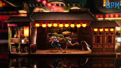 [PRE ORDER] Studio Ghibli - OPM Studio - Chihiro Ogino & Haku running with LED (Price does not include shipping - Please Read Description)