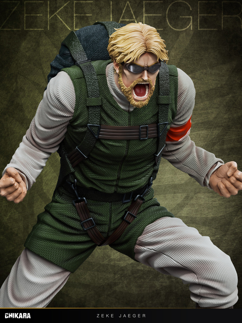 [PRE ORDER] Attack On Titan - Chikara Studio - Zeke Jaeger (Price does not inclue shipping - Please Read Description)