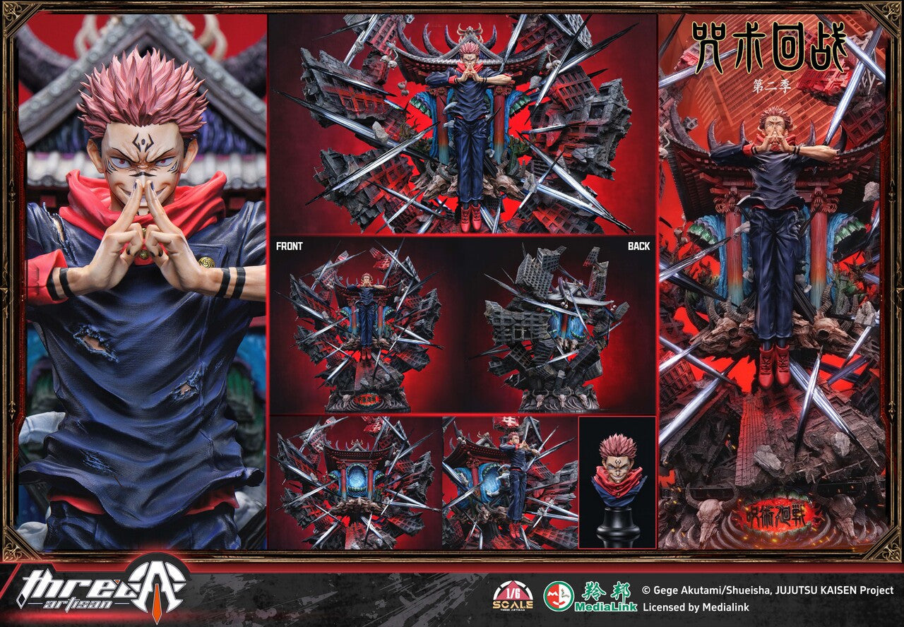 [PRE ORDER] Jujutsu Kaisen - Three Artisan Studio - Ryomen Sukuna (Price does not include shipping - Please Read Description)