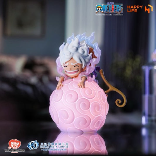 [US Stock] One Piece - Happy Life Studio - Nika Luffy, Nico Robin, Ace, Yamato, Chopper Voice-Activated PVC Lamp (Price does not include shipping - Please Read Description)