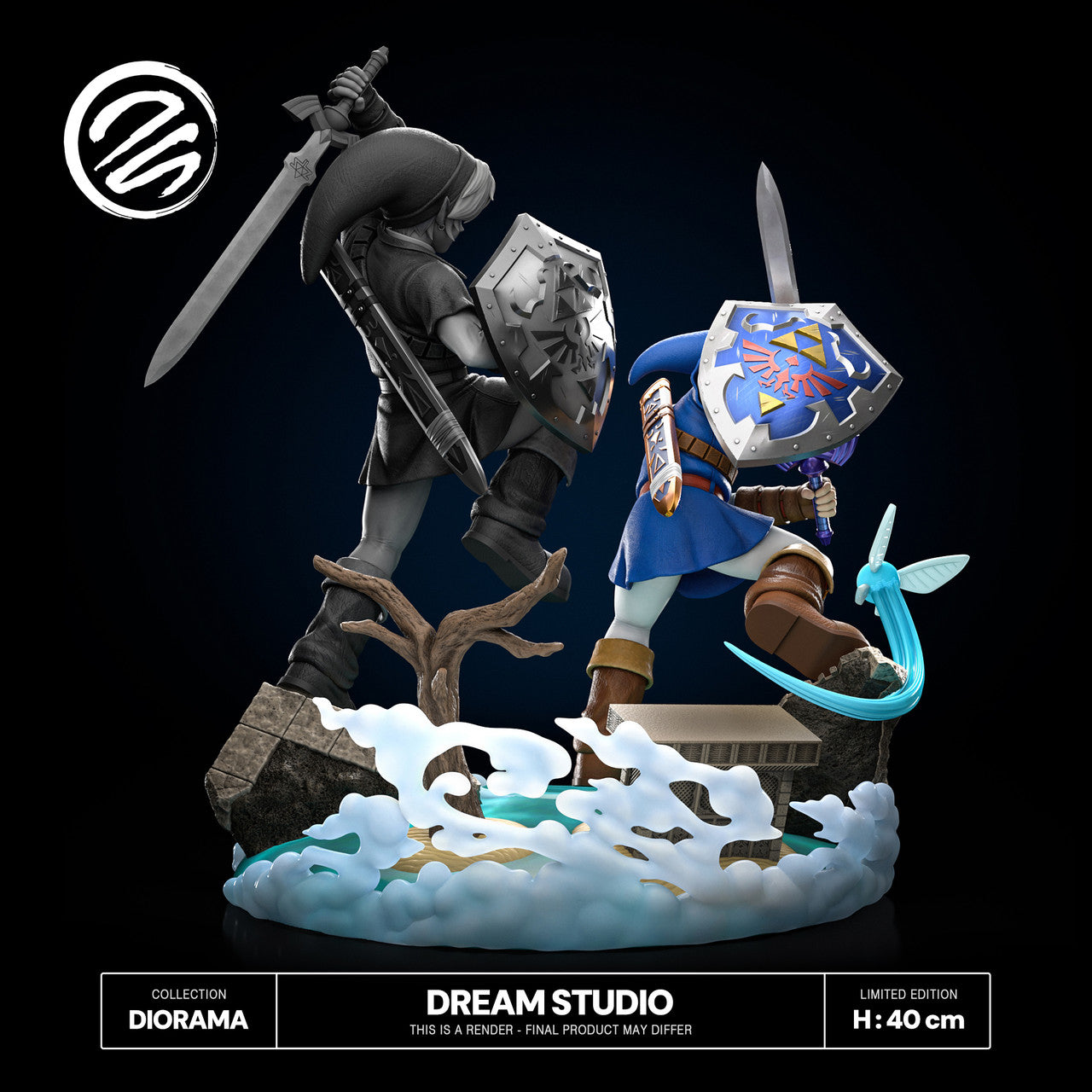 [PRE ORDER] The Legend of Zelda - Dream Studio - Link Vs Dark Link (Price does not include shipping - Please Read Description)