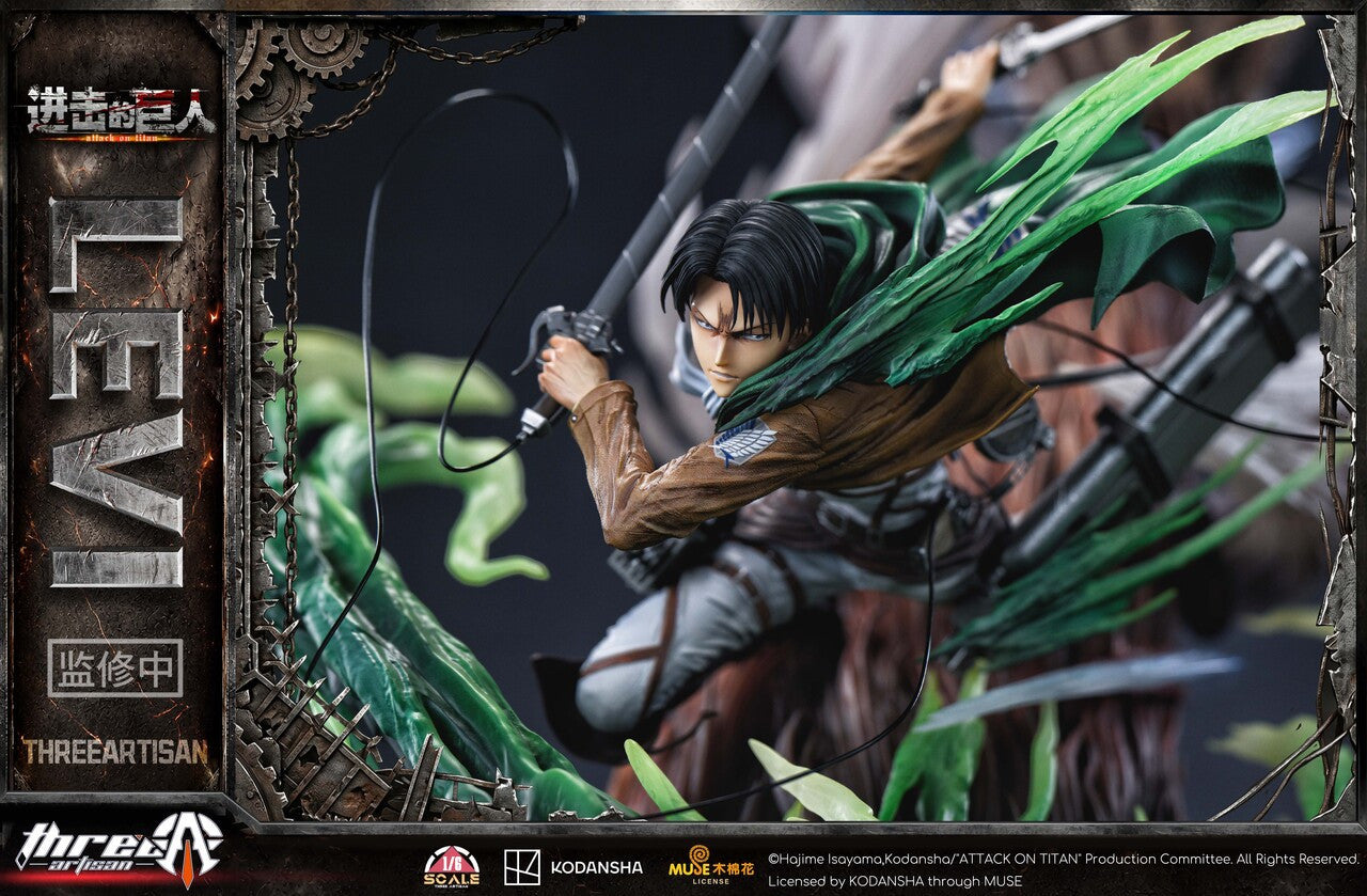 [PRE ORDER] Attack On Titan - Three Artisan Studio - Levi Ackerman (Price does not include shipping - Please Read Description)