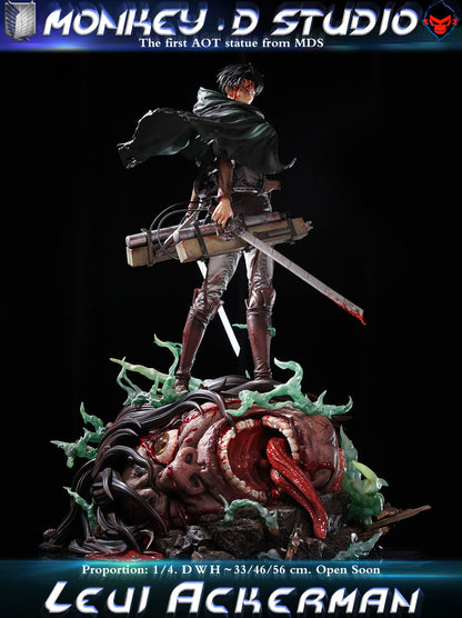 [PRE ORDER] Attack On Titan - Monkey D Studio - Levi Ackerman (Price does not include shipping - Please Read Description)
