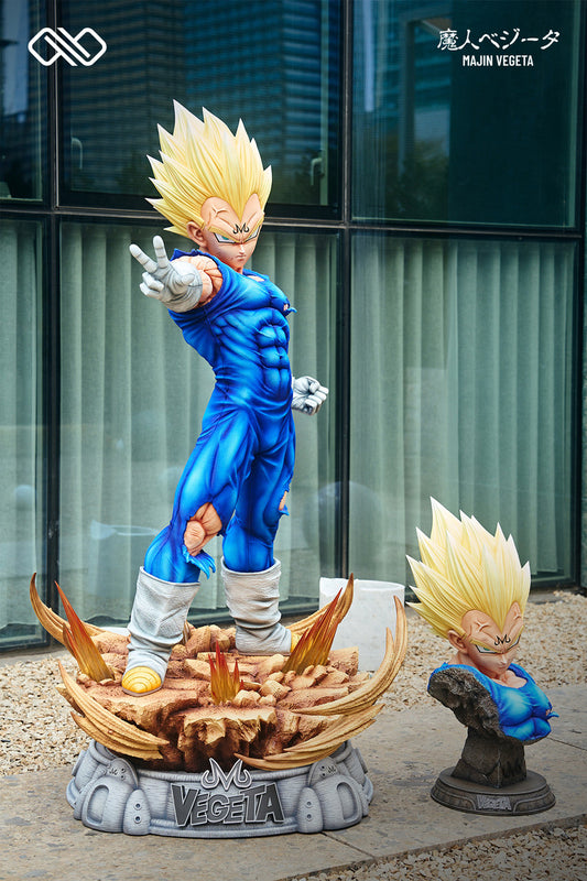 [PRE ORDER] Dragon Ball - Infinite Studio - Life Size 1:1 Majin Vegeta (Price does not include shipping - Please Read Description)