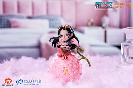 [US STOCK] One Piece - Happy Life Studio - Nika Luffy, Ace, Chopper, Nico Robin Voice-Activated PVC Devil Fruit Night Lamps