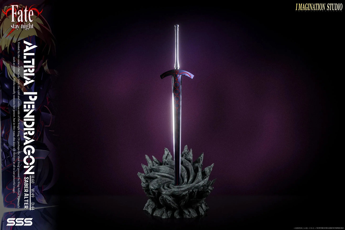 [PRE ORDER] Fate - Imagination YY Studio - Saber Alter (Price does not include shipping - Please Read Description)