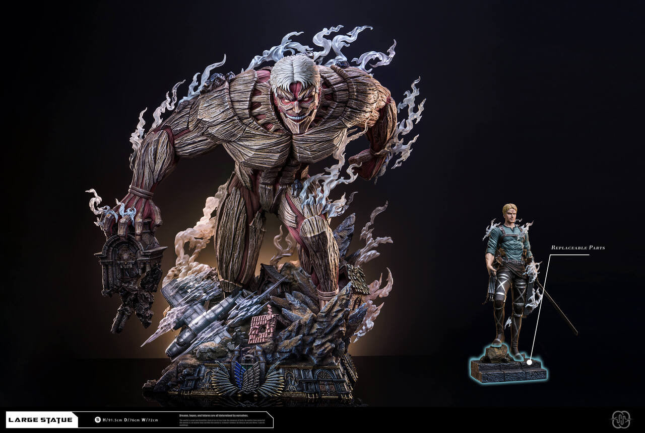 [PRE ORDER] Attack On Titan - Hertz Studio - The Armored Titan & Reiner (Price does not include shipping - Please Read Description)