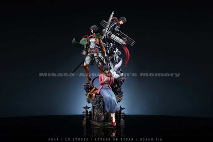 [PRE ORDER] Attack On Titan - LC Studio - Mikasa Ackerman Memory (Price does not include shipping - Please Read Description)