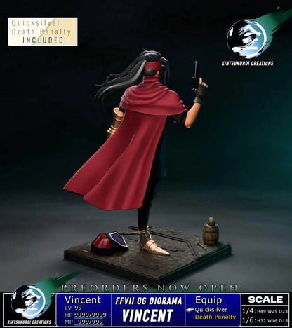 [PRE ORDER] Final Fantasy - Kintsukuroi Creations Studio - Final Fantasy 7 Vincent OG (Price does not include shipping - Please Read Description)