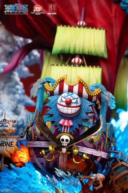 [PRE ORDER] One Piece - Jimei Palace Studio - New Yonko Buggy (Price does not include shipping - Please Read Description)