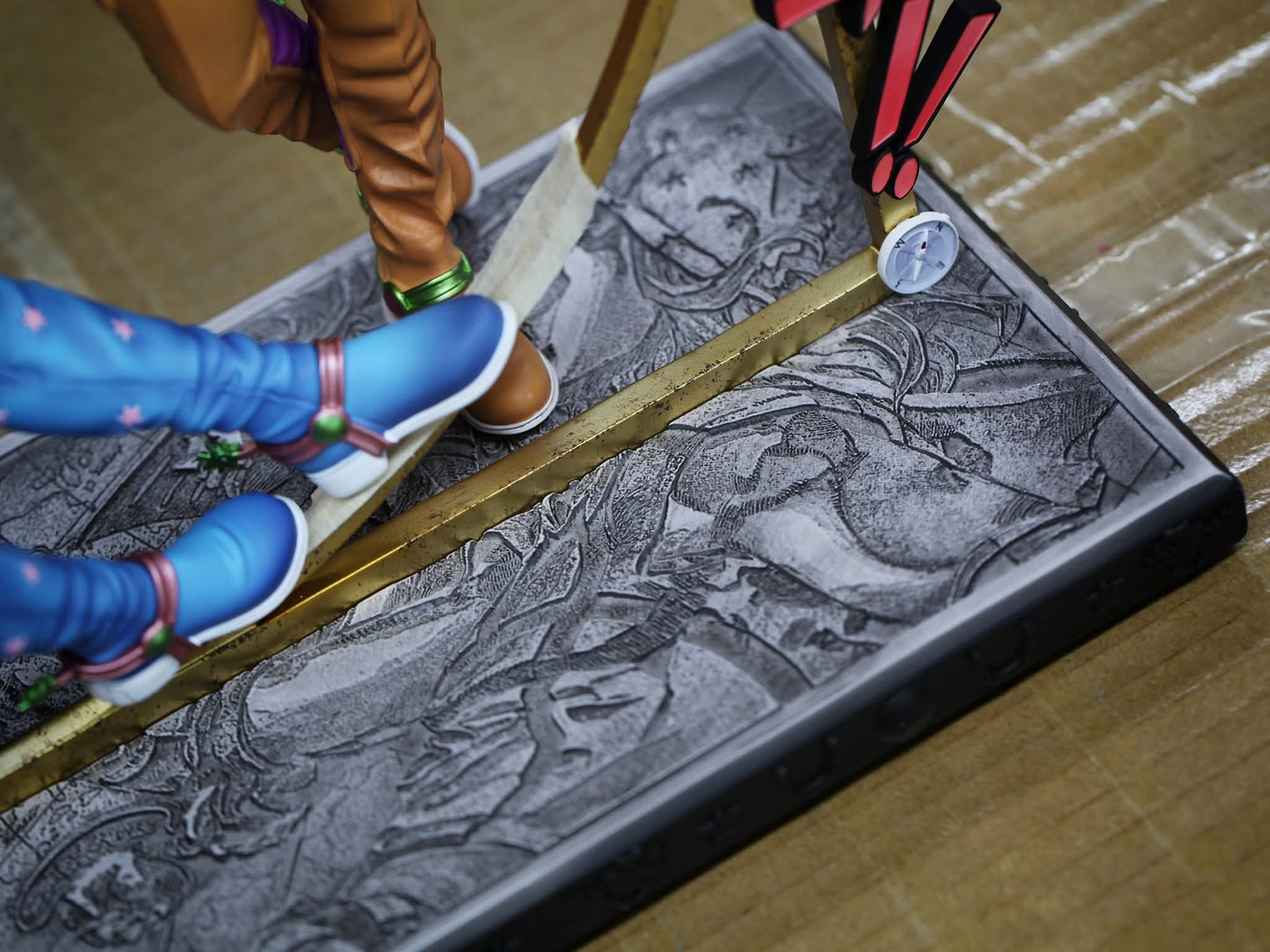 [OVERSEAS STOCK] JoJo's Bizarre Adventure - Chikara Studio - Gyro Zeppeli & Johnny Joestar (Price does not include shipping - Please Read Description)